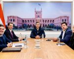 REUNIÓN DE EVALUACIÓN DEL SECTOR PECUARIO CON EL PRESIDENTE SANTIAGO PEÑA
